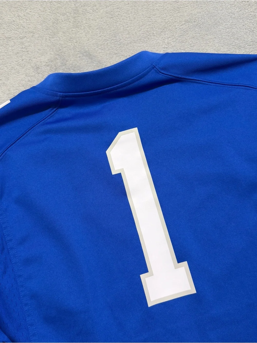 Nike Youth Boys XL Kentucky Wildcats Football Jersey Blue Checkered